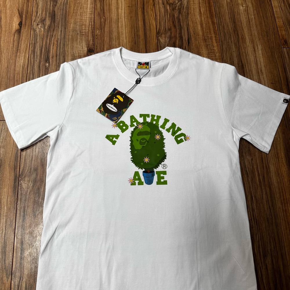 White and Green Reptile T-Shirt
